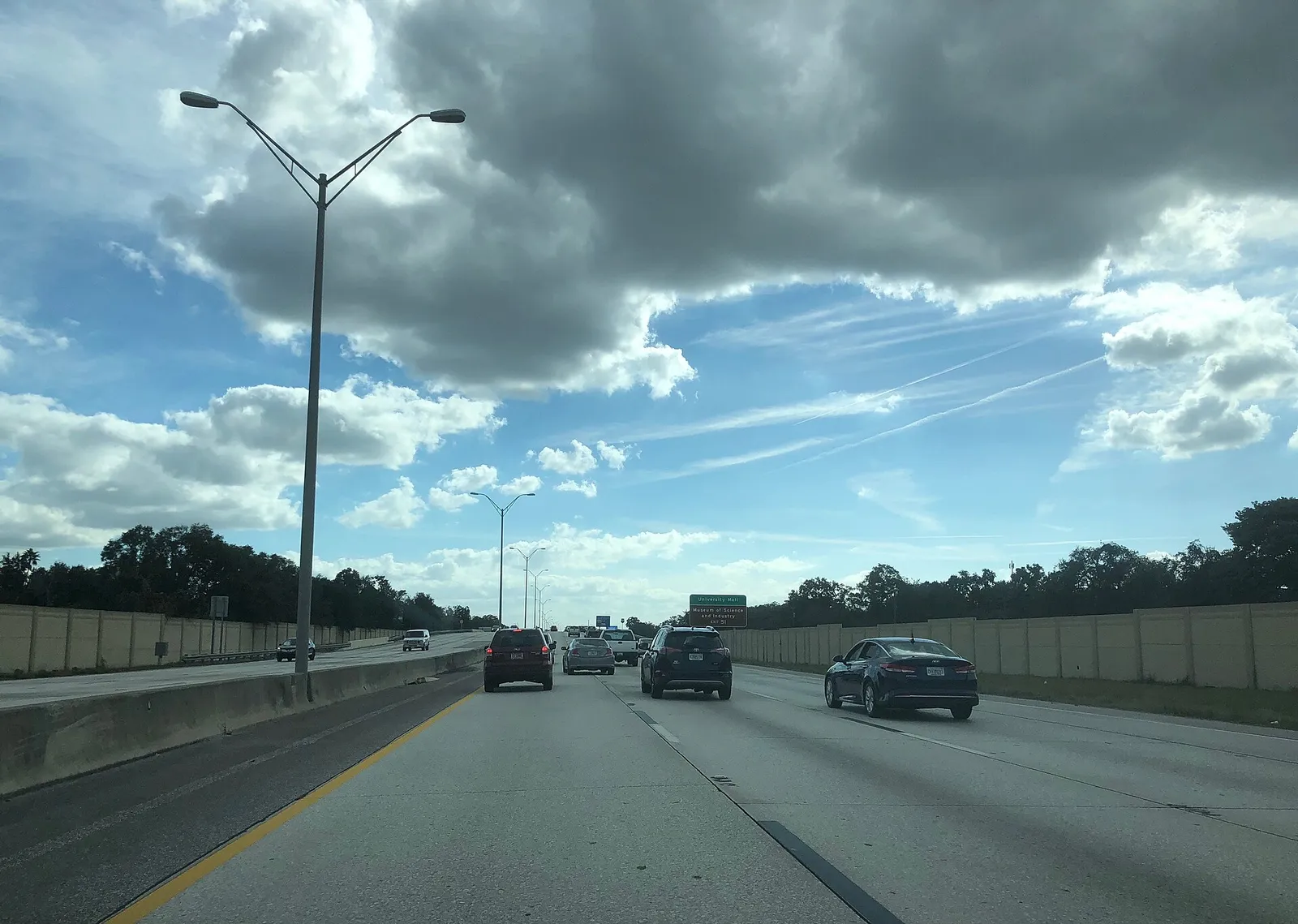 Traffic on Interstate 275 in Tampa.